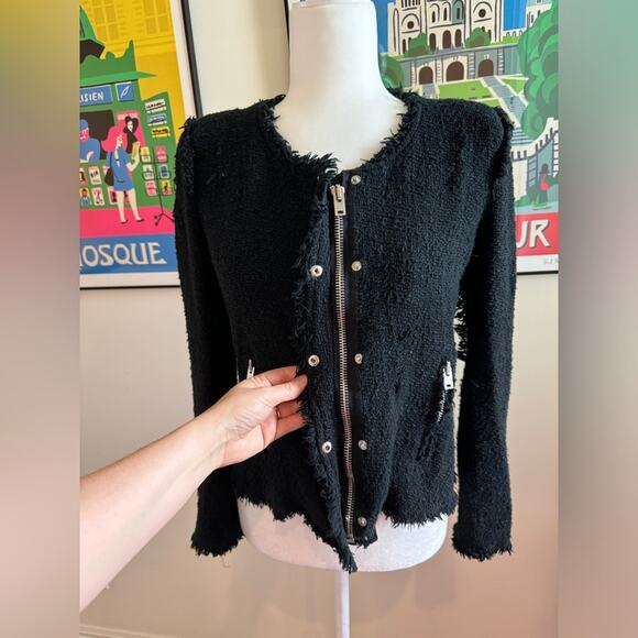 IRO Agnette Tweed Jacket - Size 36 (US 4/6) - Picture 5 of 12